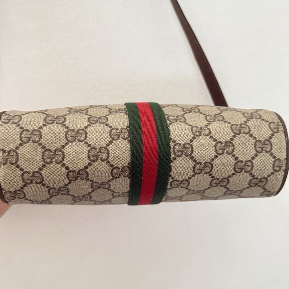 Authentic Vintage Gucci GG Supreme Sherry Line PVC Leather Shoulder Bag COA Incl - Picture 6 of 16